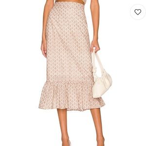 NEW Minkpink Tanjil Midi Skirt
